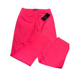 Zara Basics Collection Zipped Poplin Trousers, . High waist. SIZE S